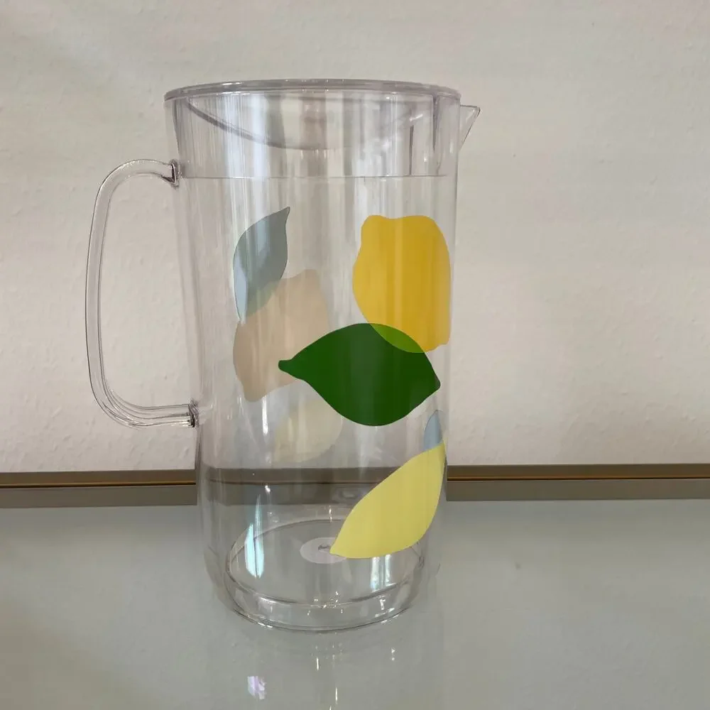 Kate Spade New York Nesting Pitcher Set with Water Pitcher & 2 Reusable Cups NEW